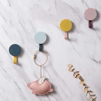 

8Pcs/set Adhesive hook Nordic minimalist Kitchen hook Bathroom Clothes Towel Rails Holder wall hooks key holder Home Storage