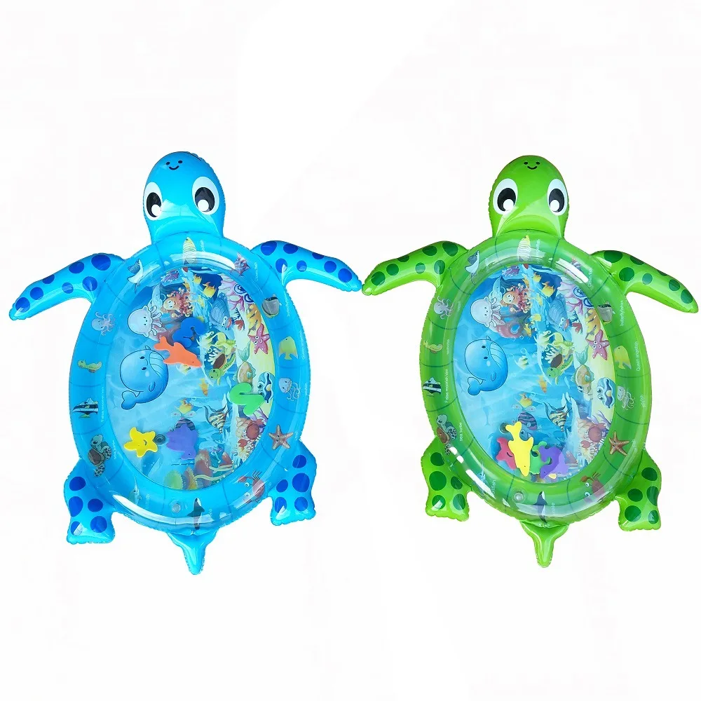 Turtle Inflatable Water Mat Baby Patted Pad Play Mat Infant Crawling Carpet Cushion Beach Swimming Pool Toys