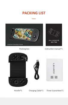 

Wireless Gamepad PXN-P30 Bluetooth Game Controller Joystick Phone Holder for iPhone Android