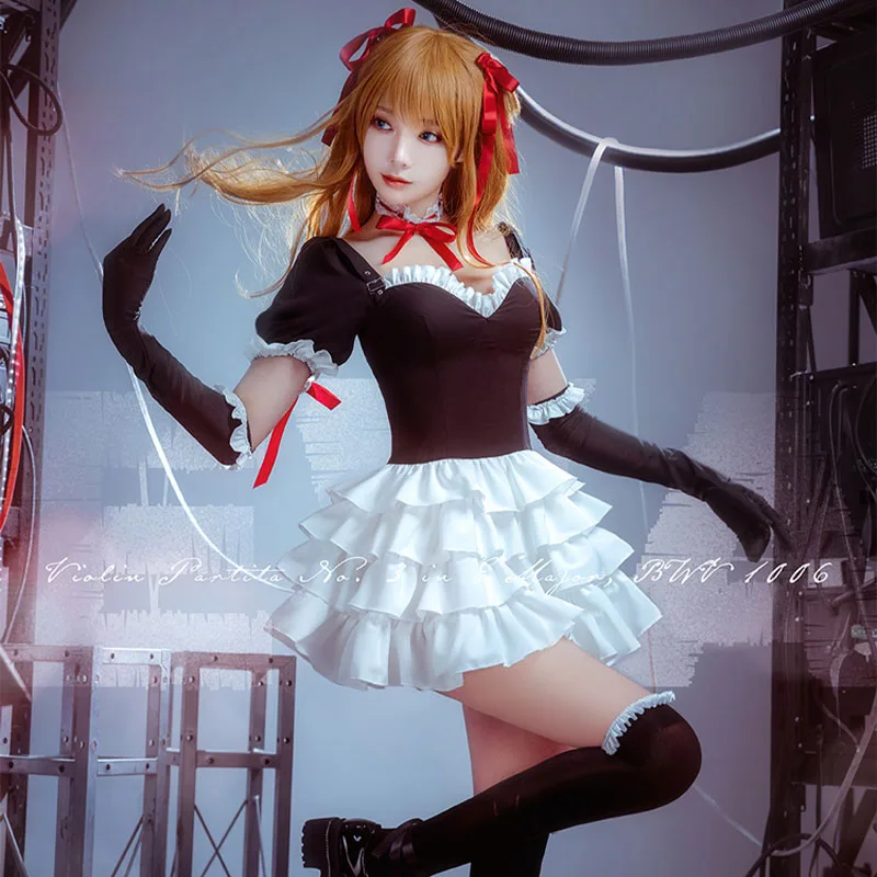 Костюмы для косплея Ainme EVA Asuka Langley Soryu в готическом стиле | Тематическая одежда и