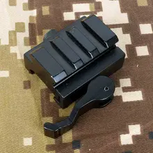 0," 3 слота QD Быстрый Отсоединяемый рычаг фиксатор 20 мм Вивер Пикатинни адаптер и стояк для AR15 M16 винтовка красная точка прицел