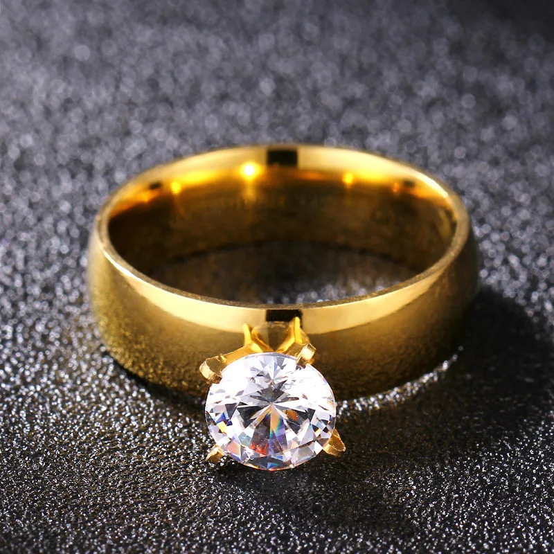 Горячее кольцо из нержавеющей стали, титановые кольца для женщин, ювелирные изделия OC171