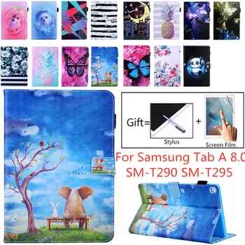 

Unicorn Cute Leather Case For Samsung Tab A 8.0 SM-T290 SM-T295 Tablet Cover For Galaxy Tab A 8.0 2019 Case Fundas