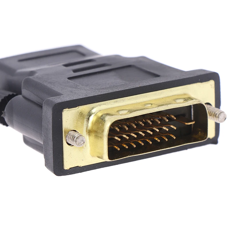 1 шт. DVI D 24 + штыревой штекер HDMI Женский адаптер конвертер HDTV кабель переключатель