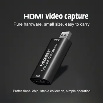 

USB2.0 HDMI Capture Card Supports Obs Live Recording Box Adapter Card HD Capture Teaching Recording Medical Imaging