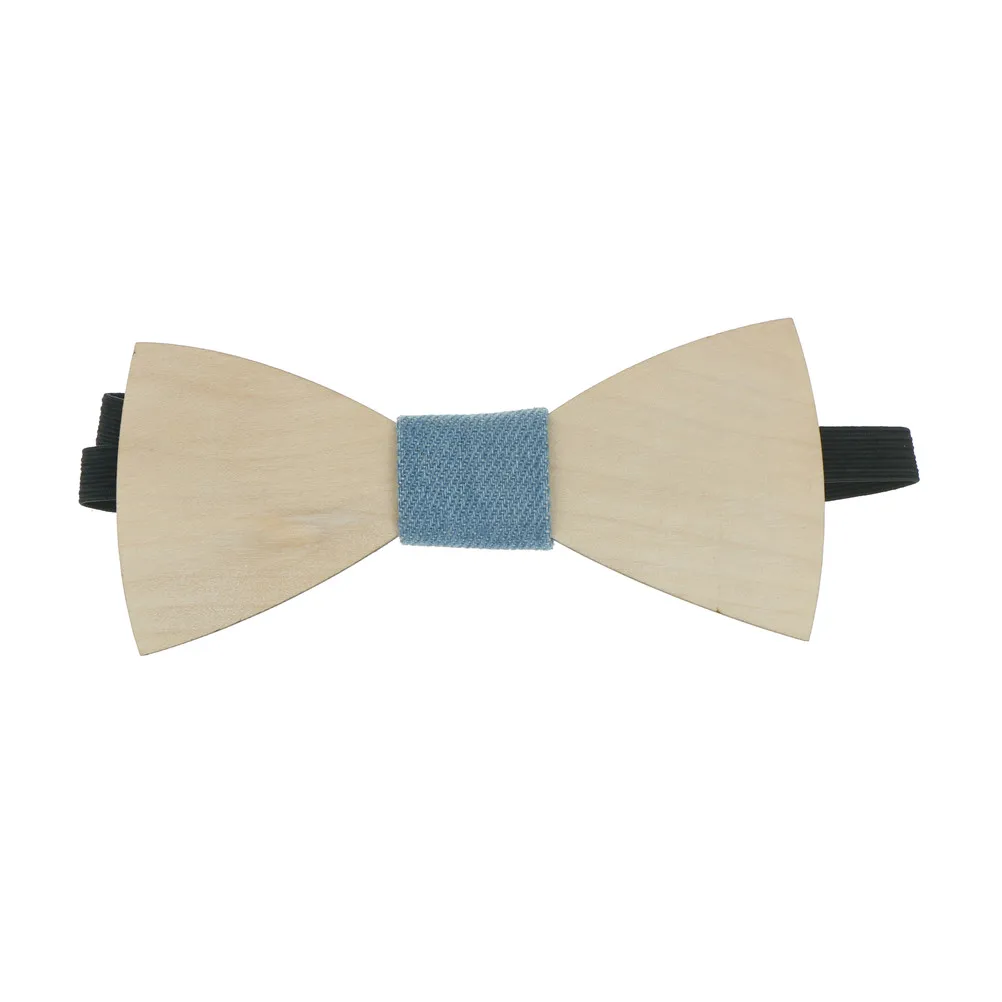 Wooden Ties Бамбуковый деревянный галстук-бабочка ручной работы для мужчин и мальчиков, вечерние галстуки-бабочки из искусственной кожи, Классические свадебные аксессуары с регулируемым узлом - Цвет: Wooden Ties