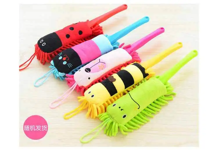 Cartoon Animal Chenille Desktop Brush Computer Brush Dust Remove Brush Cleaning Brush Dusting Brush Wholesale