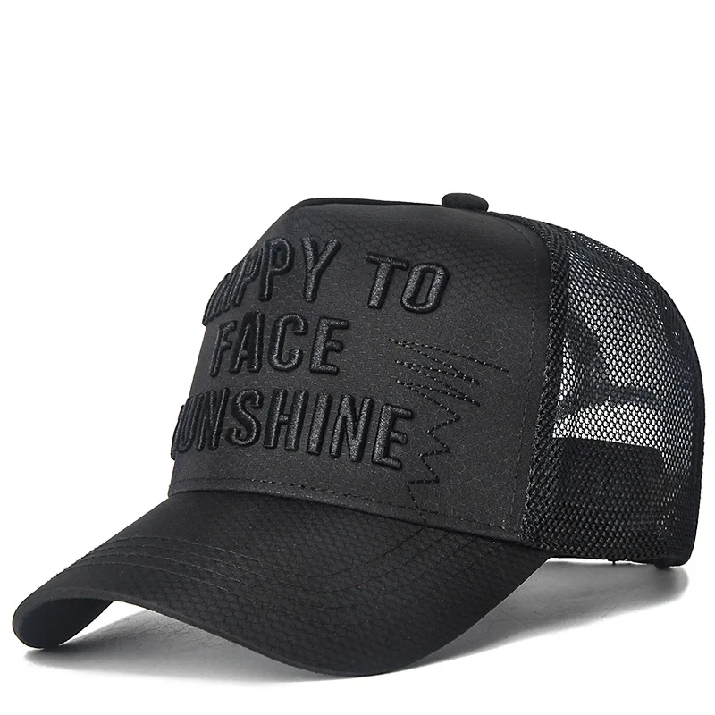 

High hat man bigger sizes big head circumference summer mesh baseball cap han edition fashion joker trucker hats outdoor leisure