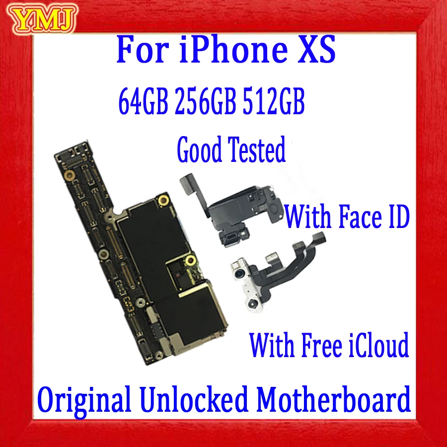 Материнская плата для iPhone Xs с/без Face ID 100% оригинальная разблокированная