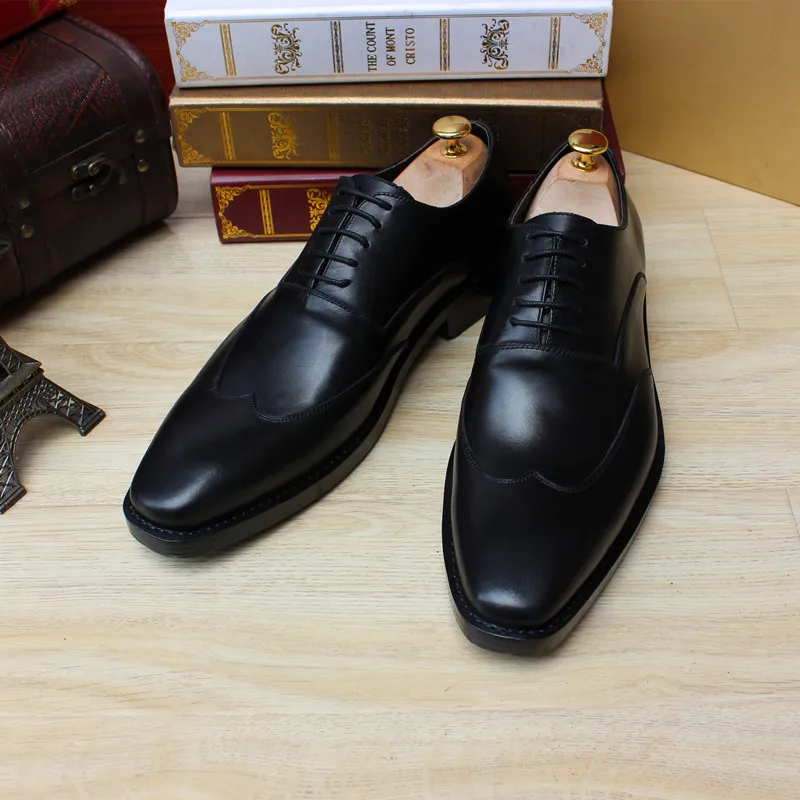 Zapato Hombre/мужская деловая обувь из телячьей кожи Обувь на заказ chaussure homme