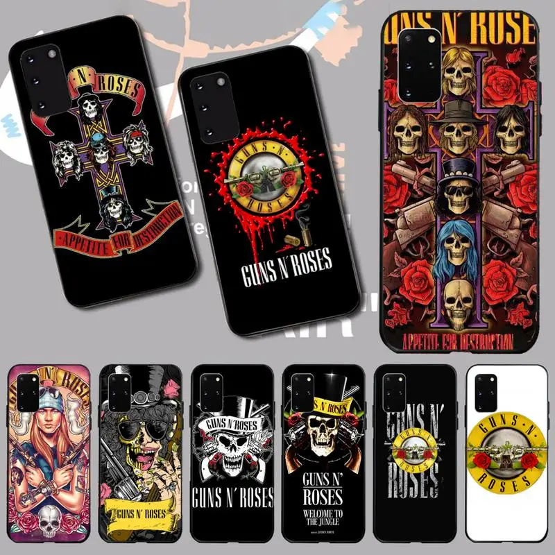 Чехол для телефона HPCHCJHM Guns n roses чехол Samsung S20 plus Ultra S6 S7 edge S8 S9 S10 5G | Мобильные