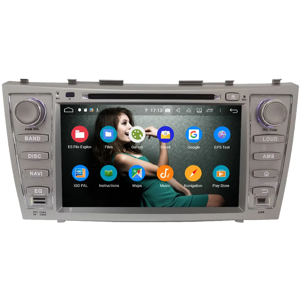 Top Klyde IPS 4G WIFI Android 9 Octa Core 4GB RAM 64GB ROM BT DSP Car DVD Multimedia Player Radio For Toyota Camry 7 40 50 2006-2011 2