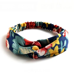 Bohemian Summer Vintage Print Hairband (45 navy)