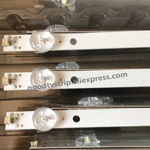 3 шт х 32 дюйма светодиодный ТВ Подсветка полоски 4708-K320WD-A2213K01 для 32 ''TCL LE32D59& для 32PFL3045 8-светодиодный s 618 мм