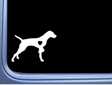 

For Vizsla Lil Heart M324 6 inch Sticker Decal dog pointer bird hunting