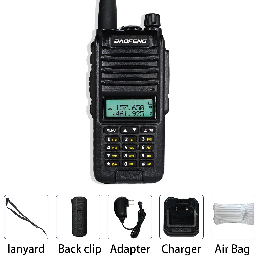 Without box BaoFeng A58S трехдиапазонная 8 Вт рация 3800 мАч портативная CB Ham радио 10 км fm-приемопередатчик обновление UV-82hp двухстороннее радио UV82 - Цвет: Without box