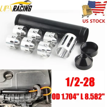 

NEW Spiral 1/2-28 5/8-24 Single Core Car Fuel Trap Solvent 4003 Filters 8.6" for napa wix QT108