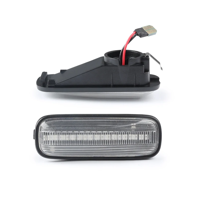 2Pcs Dynamic Amber LED Side Marker Turn Signal Accessory Car Light 12V For Honda Civic 1995-1999 Ballade Hatchback Sedan