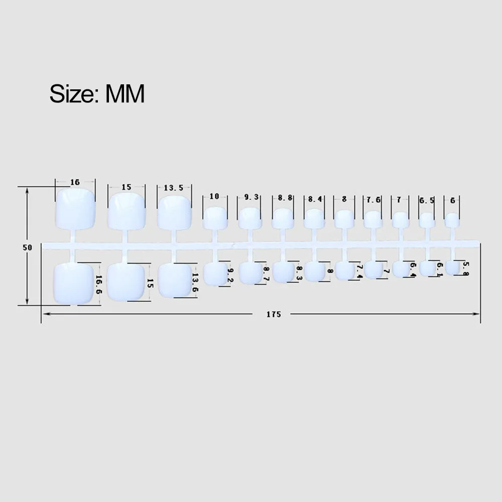 24 шт 12 размеров короткие полные накладные ногти для пальцев на ногах конфеты красочные нажмите на Toenail модные искусственные ногти искусство советы 21 опционально