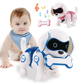 

Electronic Pet Toy Dogs With Music Sing Dance Walking Intelligent Mechanical Infrared Sensing Smart Robot Dog Toy Animal Gift