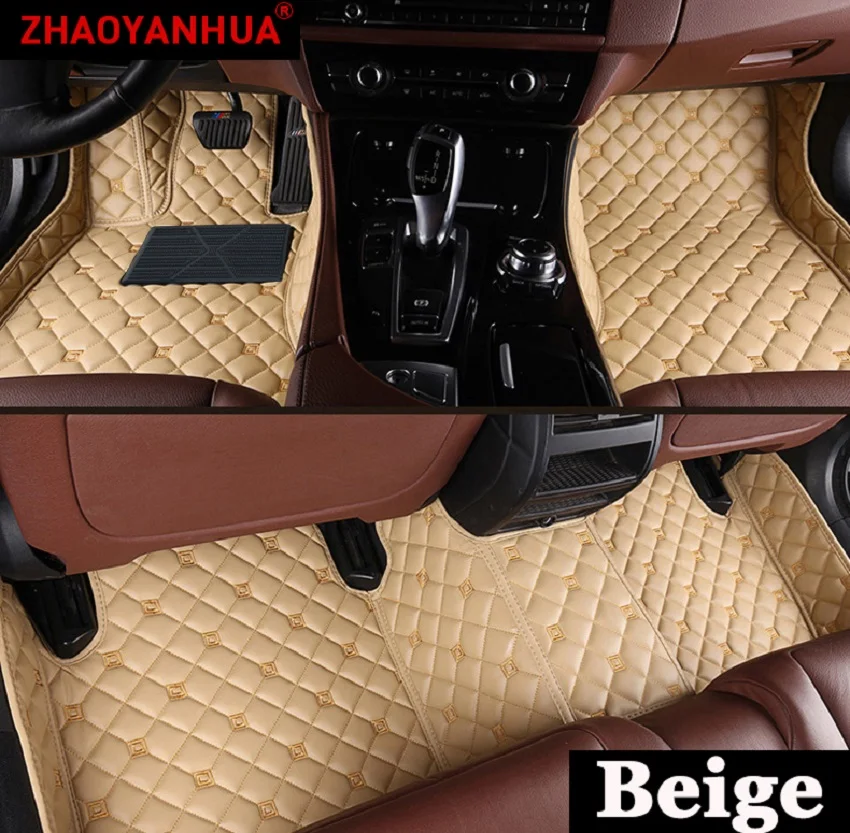 

RHD/LHD Car Floor Mat For Ford Kuga Escape Maverick 2013-2018 Accessories Waterproof Carpets Leather Leather Floor Mats