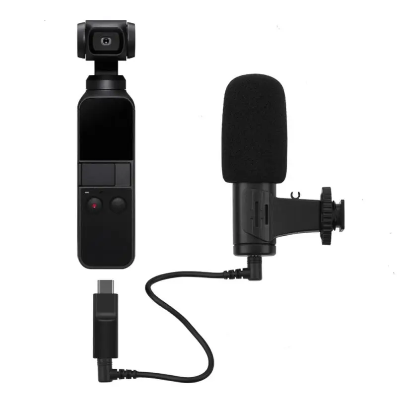 Аудио адаптер для DJI OSMO POCKET 3,5 мм разъем для внешнего микрофона для записи звука