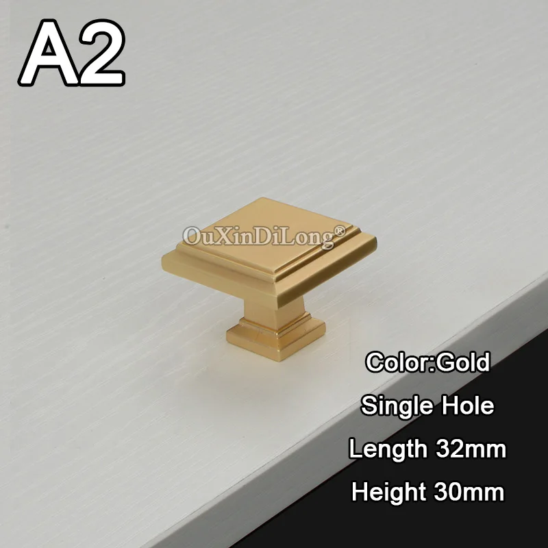 A2 Elegant Designed 10PCS European Solid Kitchen Cabinet Door Handles Cupboard Wardrobe Drawer TV Cabinet Pulls Handles& Knobs - Цвет: A2