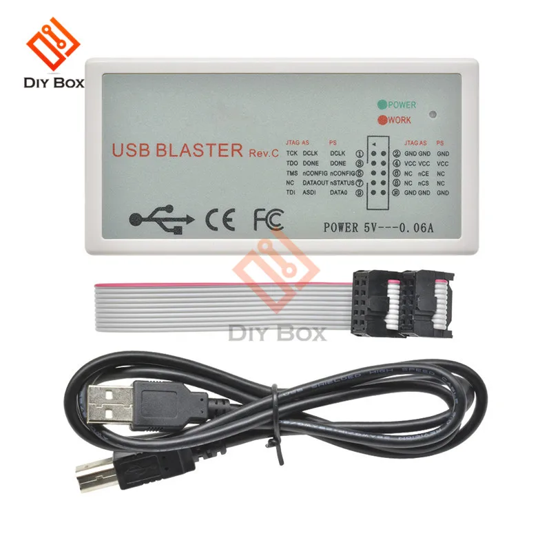 Армейский зеленый FT245+ CPLD USB Blaster Кабель загрузки FPGA/CPLD загрузчик высокоскоростной кабель загрузки решетки USB загрузчик линии загрузки - Цвет: Армейский зеленый
