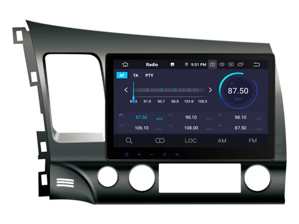 PX5 4g+ 64g Android 9,0 автомобильный dvd-плеер для HONDA CIVIC 2007-2011 Автомобильный мультимедийный автомобильный поддержка DVR wifi DAB OBD
