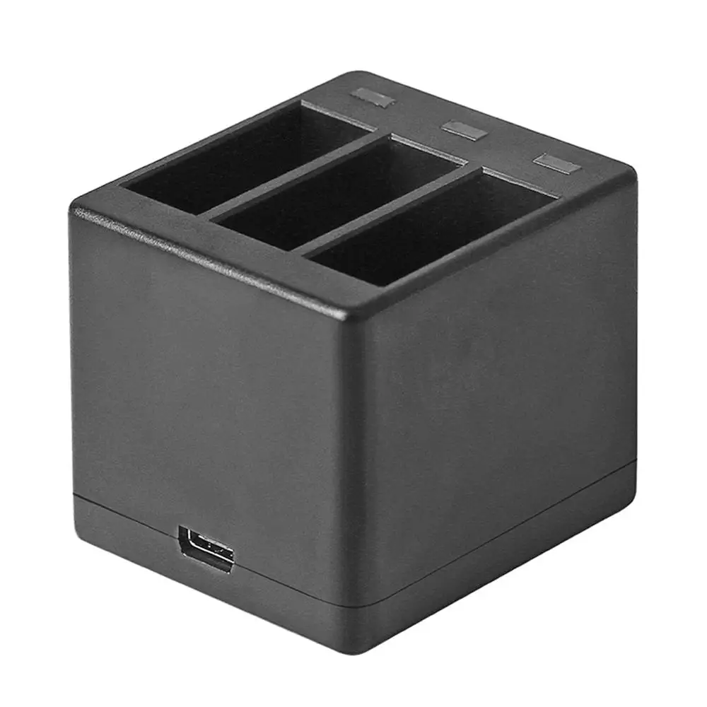As shown DC 5 В 2.1A 3 слота Смарт USB зарядное устройство для GoPro Hero 5 6 7 камера портативный быстрой зарядки док-станция для Hero 5 6 7 батареи - Цвет: As shown