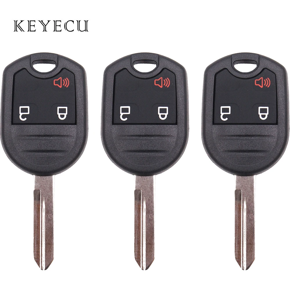 Keyecu 3 кнопки дистанционного ключа для Ford F150 250 350 2004 2005 2006 2007-2010 Fob 315 МГц с 4D63 чип CWTWB1U793 без ключа автомобиля ключ