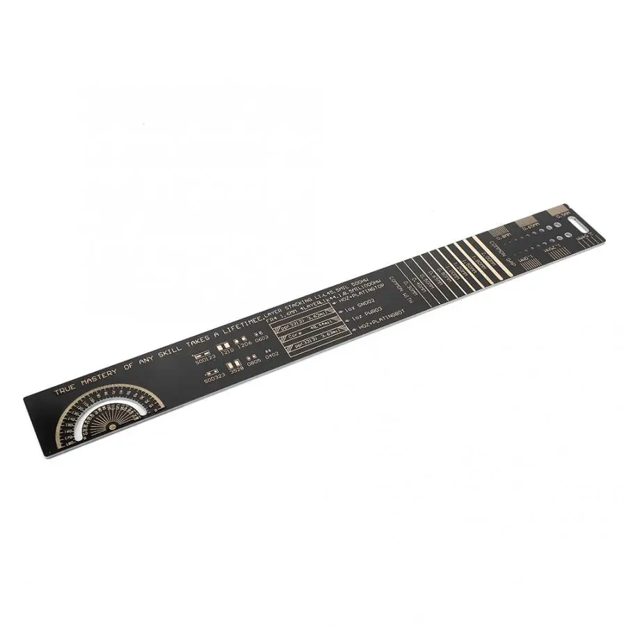Измерительный инструмент 10 дюймов многофункциональная печатная плата линейка резисторный конденсатор чип IC