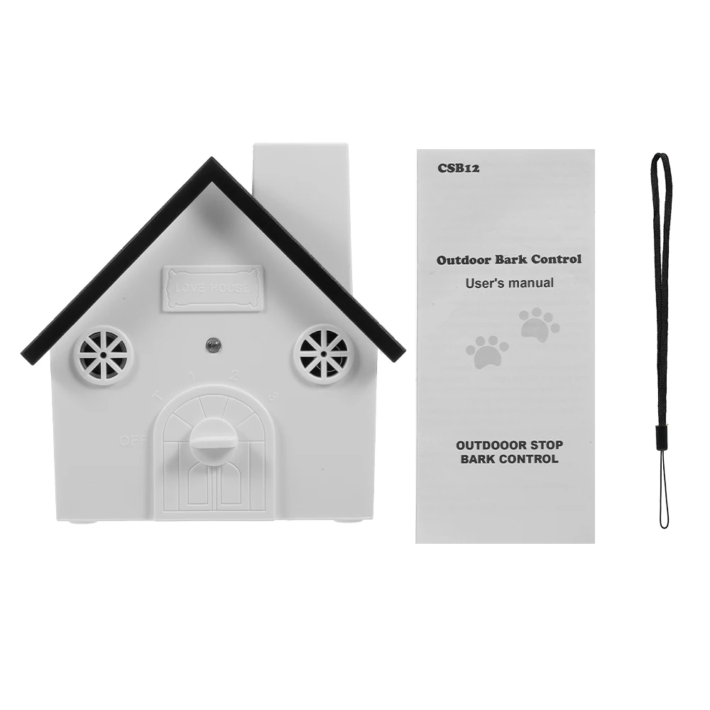 

Waterproof 50ft Sonic Pet Dog Bark Control Safe Ultrasonic Sound Stop Barking Device Bark Deterrents Dogs Training Control Tool