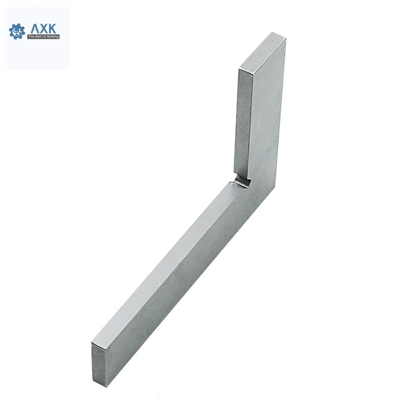 Ruler Flat Corners Protractor Silver 99x70mm Bladed 90 Degree Angle Try Square Tone Ypay 90 Degree Knife Edge Square 100X70mm