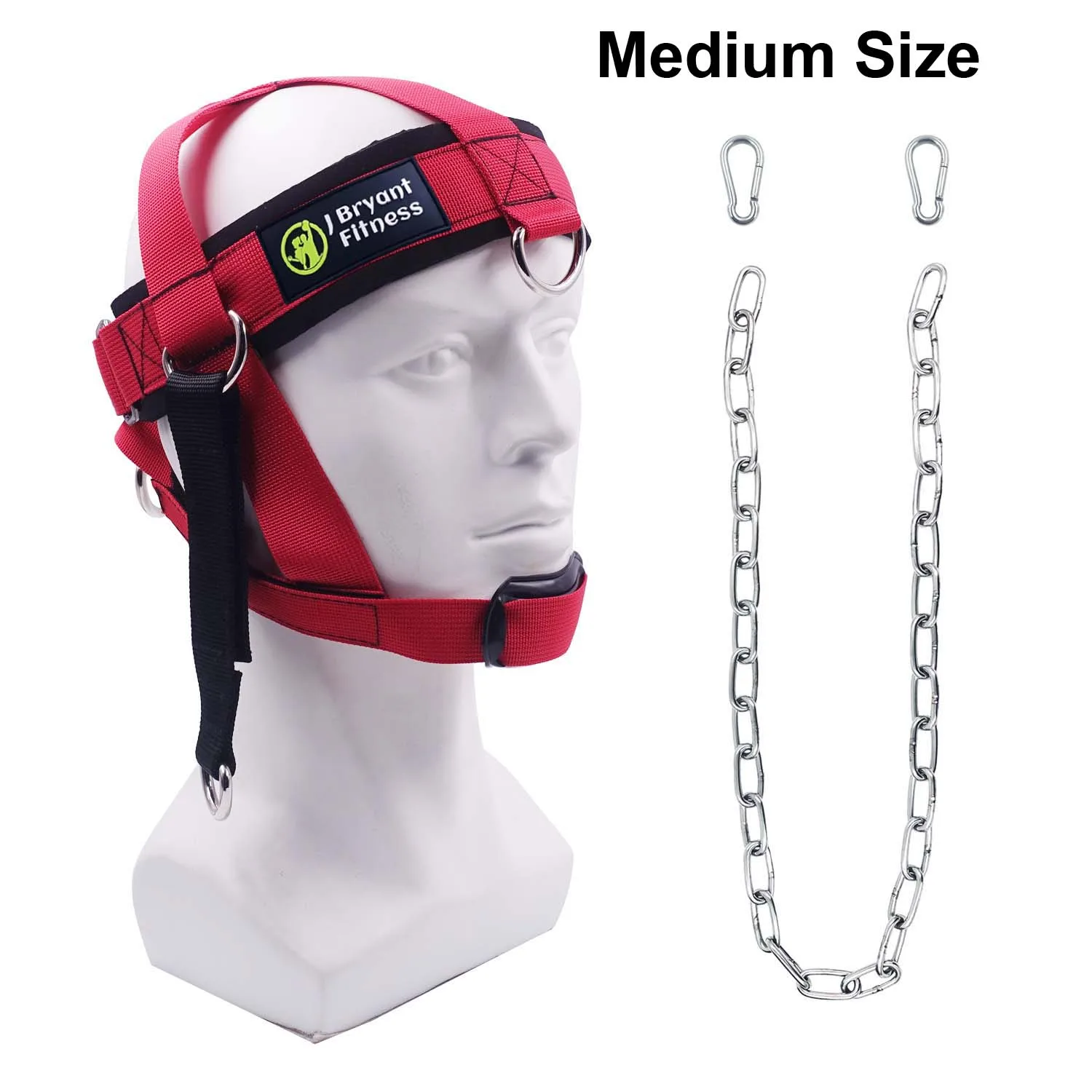 Head Neck Harness for Weight Lifting Training Diverse Workout Adjustable Strap 