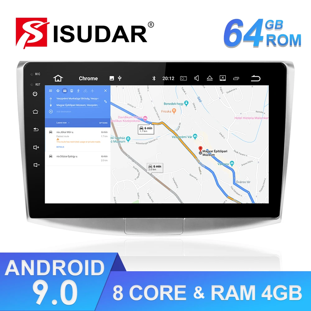 Isudar 1 Din Авто Радио Android 9 для VW/Volkswagen/Magotan/CC/Passat B6 B7 ram 4 Гб rom 64 г Автомобильный мультимедийный плеер gps USB DVR FM