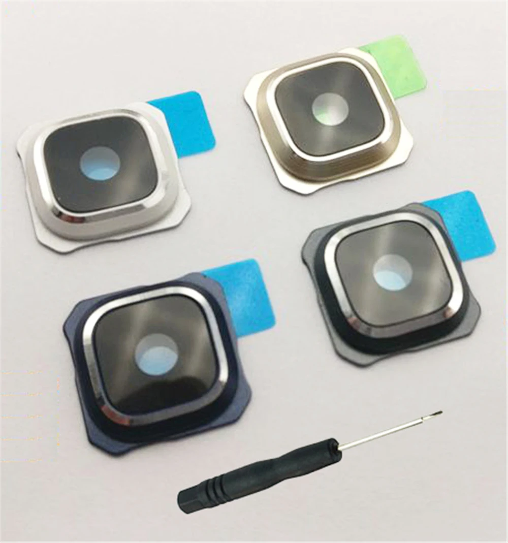 

For Samsung Galaxy S6 G920 G920F Edge G925 G925F Plus G928 G928F Original Phone Housing Back Camera Glass Lens Cover With