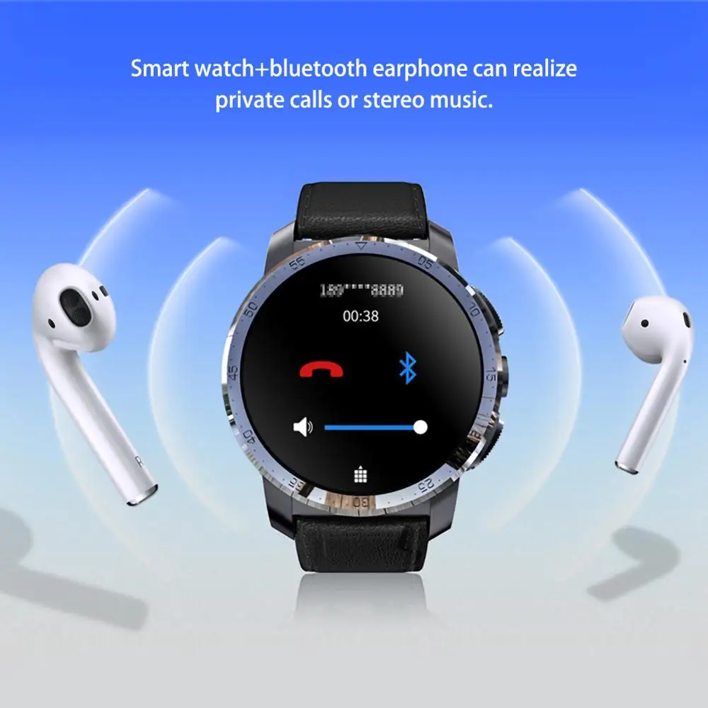 Optimus Pro, 3 ГБ, 32 ГБ, 800 мА/ч, Bluetooth, двойной, 4G, смарт-часы, телефон, водонепроницаемые, 8,0 МП, 1,39 дюйма, мужские Смарт-часы для Android IOS