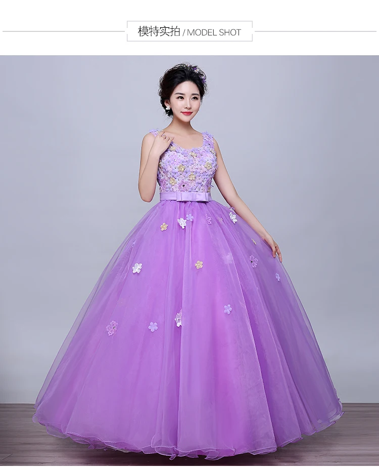 Фиолетовые Бальные платья с v-образным вырезом и объемными цветами, Vestido De 15 Anos,, платье для дня рождения, выпускного вечера, Vestido Quinceanera