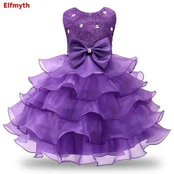 

2019 Summer Dress Kids Dresses For Girls Party Princess Wending Dress Elegant Vestido De Festa Vestidos Roupas Infantis Menina