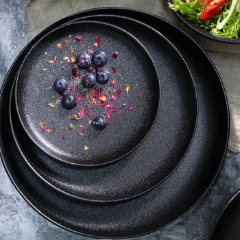 

Simple Nordic Western food breakfast tableware dinner plate dish ceramic home creative and beautiful fruit salad plate LB50417