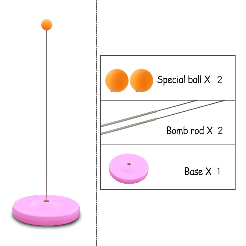 Эластичный Мягкий вал Настольный теннис тренажер портативный пинг понг практическое оборудование отскок робот для взрослых Фитнес