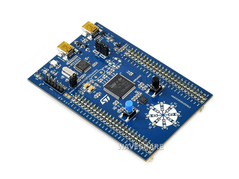 100% ST оригинальный STM32F3DISCOVERY Kit STM32F303VCT6 ARM Cortex M4 STM32 макетная плата на плате LINK/V2|board