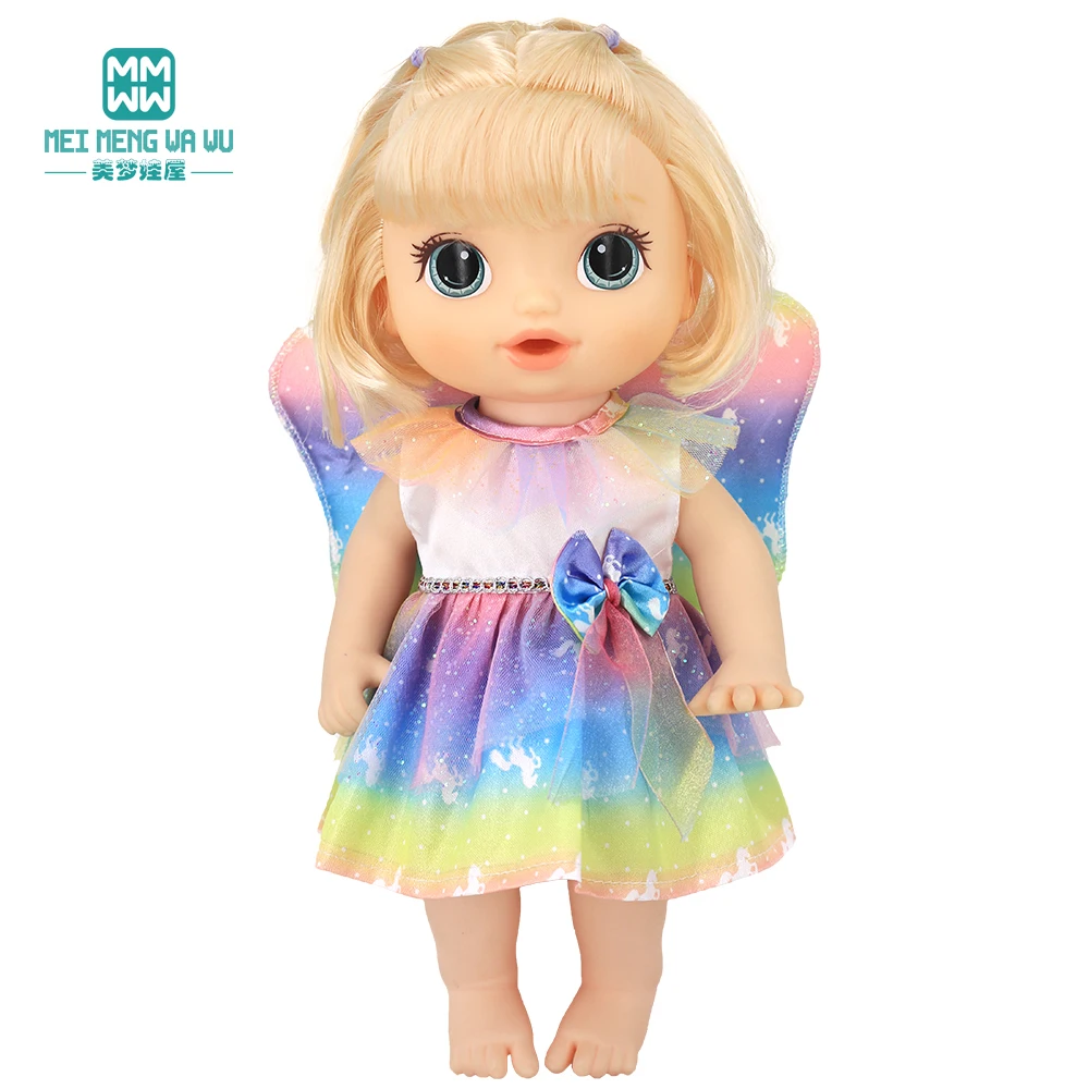 2021 NEUE Kleidung für Puppen, passend für 12 Zoll 30 cm große Spielzeugkrabbelpuppen, Zubehör, modisches Kleid, Geschenk für Kinder – Detail 8