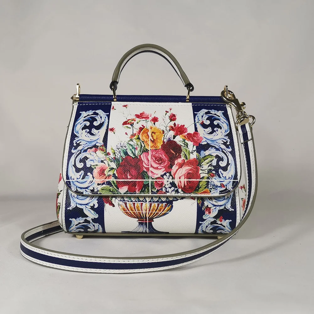 Женские сумки женские на плечо кожаные мессенджеры брендовая Дизайнерская ваза