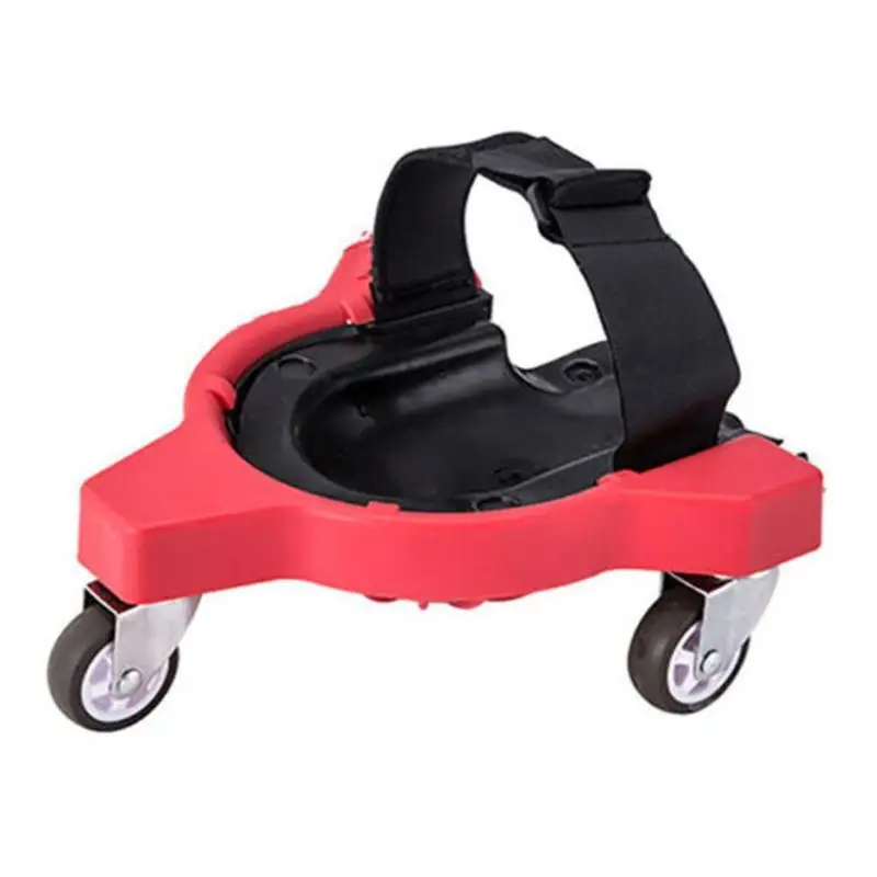

Protective Mobile Workers Rolling Kneepads Adjustable Strap Knee Pad Plastic Rolling Wheels Flexible Protective