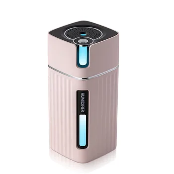ポータブル支店加湿器usb超音波噴霧器ミストメーカーアロマディフューザー夜の光ホームオフィスミュート車の空気清浄機