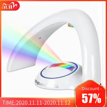 

New Decompression Romantic LED Night Light Couple Birthday Gift Creative Desktop Small Table Lamp Projection Lamp Gifts Rainbow