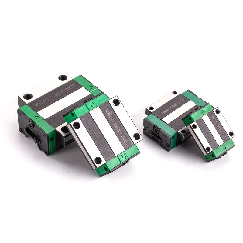 Серебряный тайваньский рельсовый слайдер Hiwin HGW/HGH 15 20 25 30 35 45 55 65 Cc Ha|Детали и