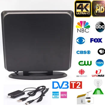 

2020 Amplified HDTV Antenna Upgraded Digital Indoor HDTV Antenna with a range of up to 180 miles 4K HD VHF UHF Freeview
